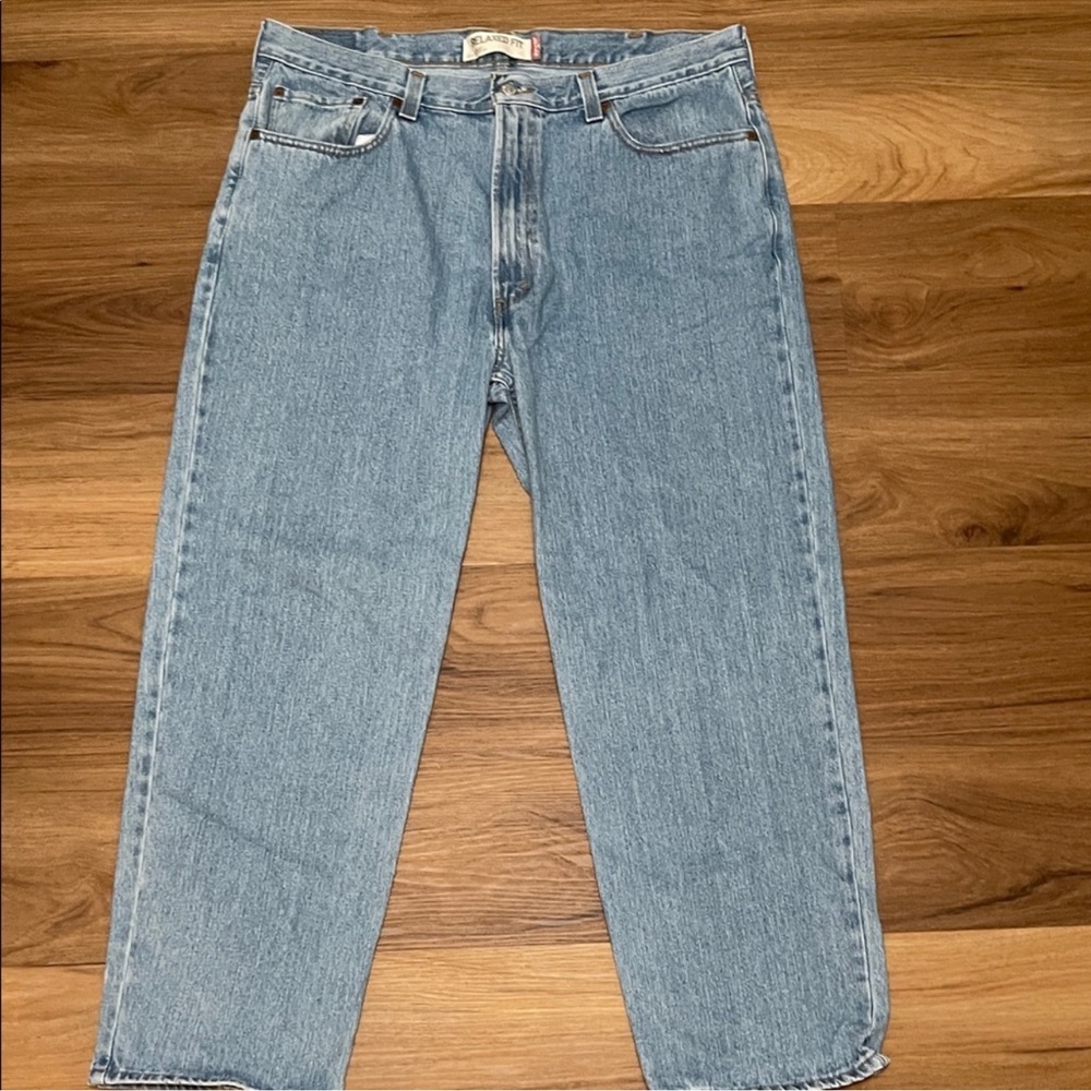 Vintage Levi's Light Blue 550 Relaxed Men's Jeans 40x29
